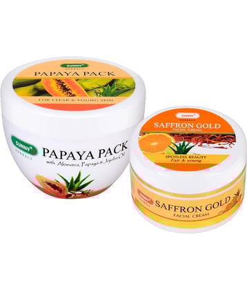 SUNNY HERBALS - Skin Revitalising pack-Mud Pack 150g With Gold Cream 100g