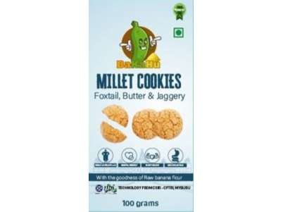 BAKAHU Foxtail Millet Cookies with Desi Butter and Jaggery 100g