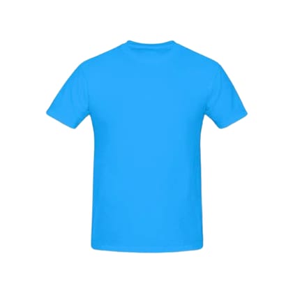 Regular Fit T-Shirt, Sky Blue, Small (Unisex)