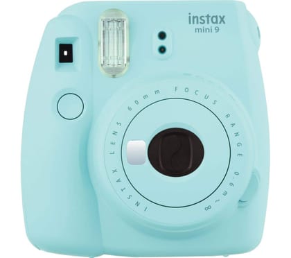 Fujifilm Instax Mini 9 Instant Camera Bundle Pack Ice Blue