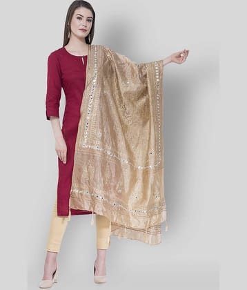 A R Silk Gold Silk Self Dupatta