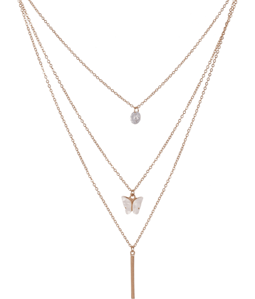Jiyanshi fashion Rose Gold Pendant set ( Pack of 1 )