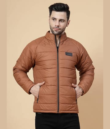 Rigo Polyester Men's Puffer Jacket - Brown ( Pack of 1 )