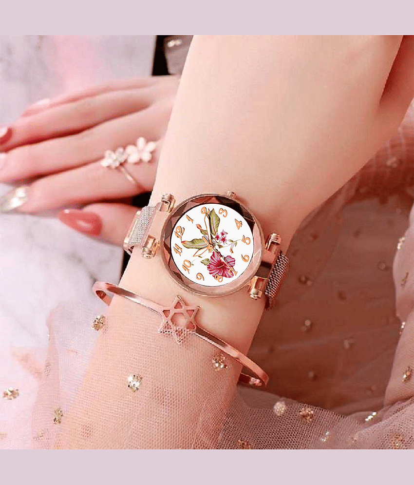 Cosmic Rose Gold Metal Analog Womens Watch