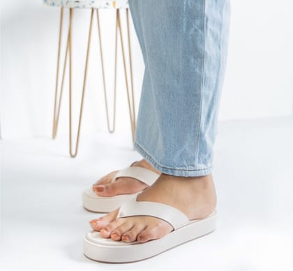 Kylie Beige Flatforms-42
