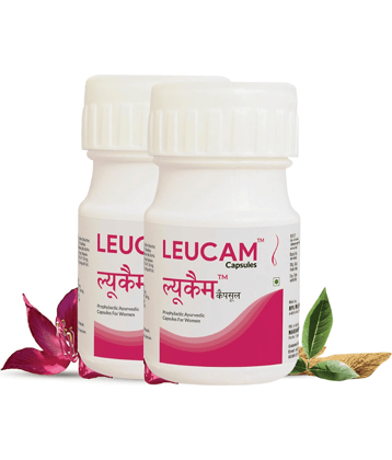 MPIL Leucam CAPSULES | Helps in PCOD PCOS & UTI Relief ( Pack Of 2 )