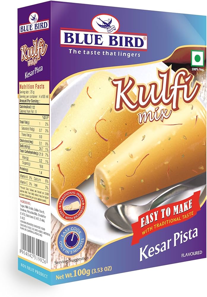 Blue Bird Kesar Pista Kulfi Mix 100 Gms