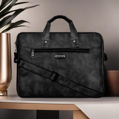 LOREM 10L Faux Leather Messenger Bag For Men & Women-UF