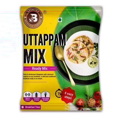 Brew Lab Tasty & Wholesome Uttappam Ready Mix | Traditional South India Breakfast-1 kg