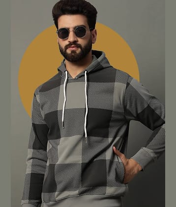 stelvin Cotton Blend Hooded Men's Sweatshirt - Black ( Pack of 1 )