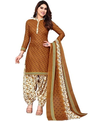 Rajnandini Unstitched Cotton Blend Printed Dress Material - Multicolor 18 ( Pack of 1 )