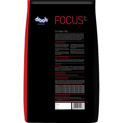 Drools Focus Puppy Super Premium Dog Food, 8kg