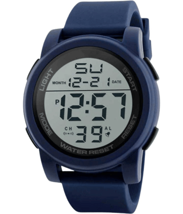 Renaissance Traders - Blue Silicon Digital Men's Watch