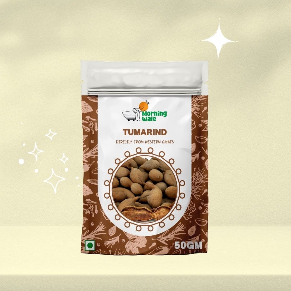 Morning Wale Whole Imli / Tamarind (90g) | Tangy & Sour Pulp | For Sambhar & Chutneys