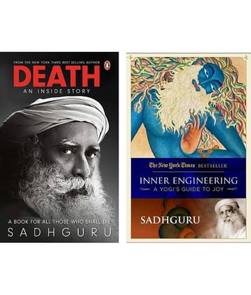 Combo of 2 books: Death + Inner Engineering (Sadhguru, English, Paperback)