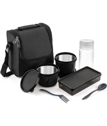 iview kitchenware Kids/Adult/College Stainless Steel Lunch Box 3 - Container ( Pack of 1 )