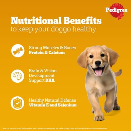 Pedigree Lamb Flavour Chunks in Gravy Puppy Wet Dog Food (70gx30)