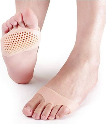MV creation Soft Silicon Gel Half Toe Sleeve Forefoot Pads For Pain Relief