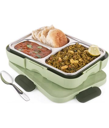 iview kitchenware Kids/College/Office Stainless Steel Lunch Box 1 - Container ( Pack of 1 )