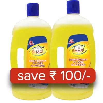 Mai Ghar Floor Cleaner (Pack of 2 - 1 L Each)