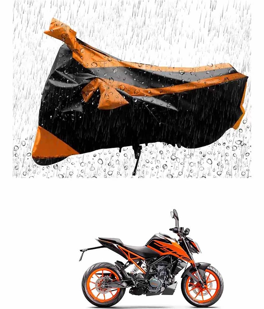JVG Bike Body Cover for KTM Duke 200 ( Pack of 1 ) , Orange