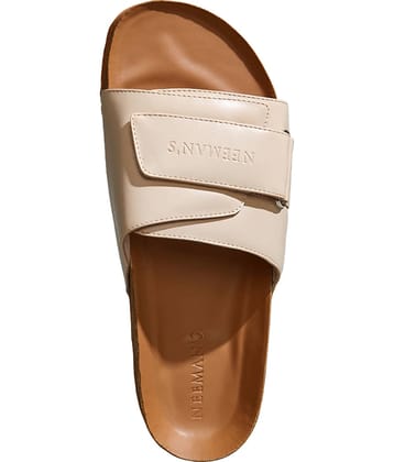 Neemans Cork Slides Beige Men's Slide Flip Flop