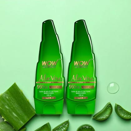 WOW 99% Pure Aloe Vera Gel For Skin & Hair