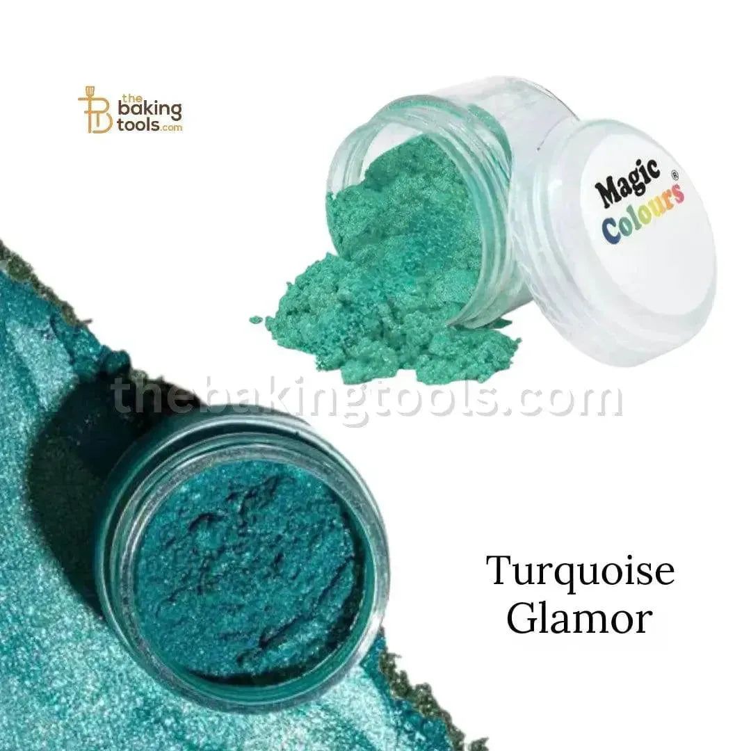 Magic Colours Edible Luster Dust - Turquoise Glamor