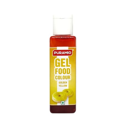 Puramio Gel Food Colour - Golden Yellow, 30 gm