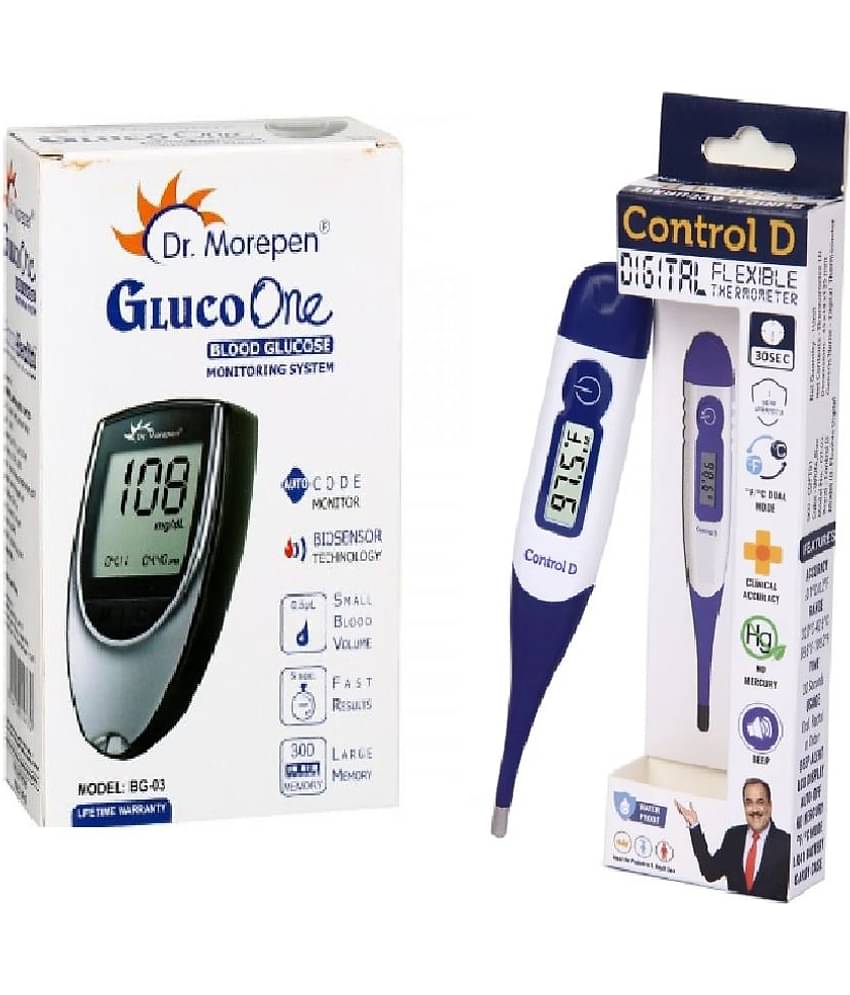 DR MOREPEN GLUCO ONE METER BG03 - BG03 WITHOUT STRIPS Glucometer