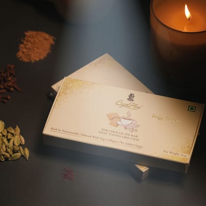 Caps Plus: Kesar Chai Spiced (White Chocolate)