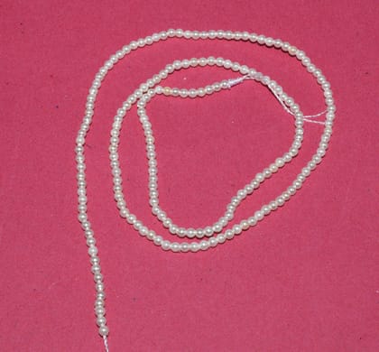 Natural Freshwater Round Pearl Oysters Loose Beads for  Craft & Jewelry Making.  FWP-031-Per String Of Approx 190 Pcs / 2.5 MM