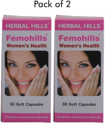 Herbal Hills Femohills 30 Capsule - Pack of 2 Capsule 1 mg