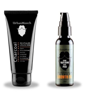 UrbanMooch Beard Oil FOR GROWTH 50 ml Pack of 2