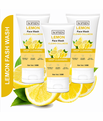 SOPHIN - Excess Oil Removal Face Wash For All Skin Type ( Pack of 3 )