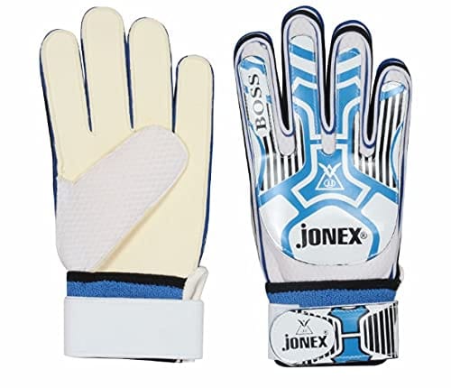 JJ Jonex Pro Grip Goalkeeper Gloves - Superior Grip and Protection for Goalies of All Levels, Multicolor, M