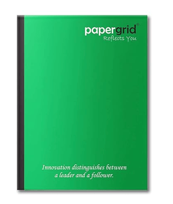 PaperGrid 76 Pages Notebook - Maths Ruled