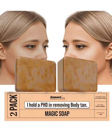 Sonavi Skin Whitening GHARSOAP Soap for All Skin Type ( Pack of 2 )