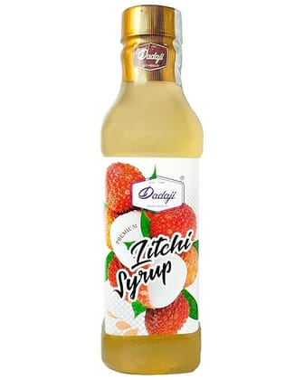Dadaji premium Litchi Syrup- Instant Summer Refreshing Summer Drink (750ml)
