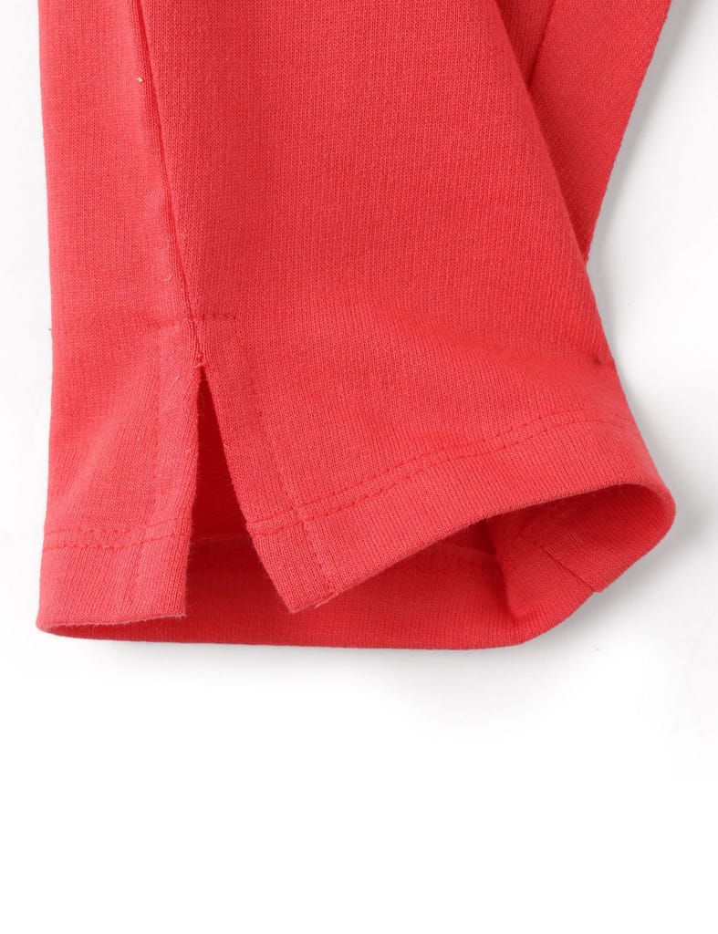 Affordable Kids Girls Capri Pants Cotton French Terry Hibiscus Red Queen’s Land 2025 at ShopCirc