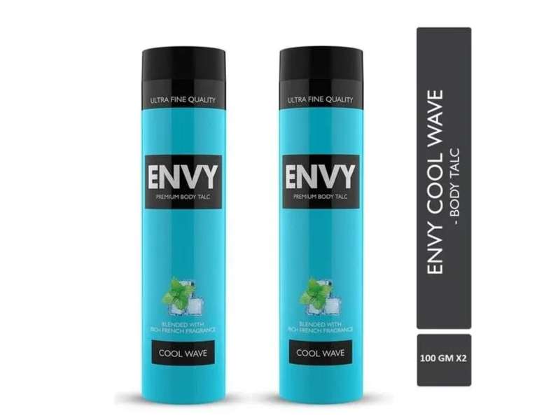 ENVY Cool Wave Talc for Women - 100g Pack of 2