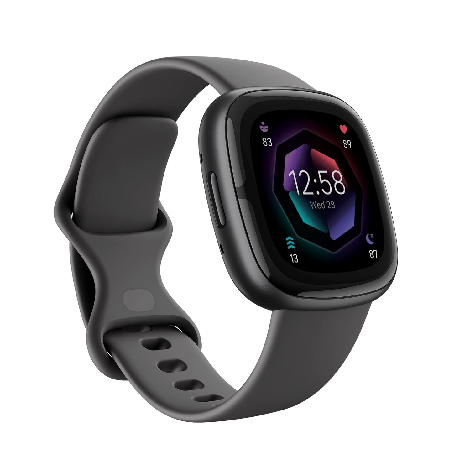 Fitbit Sense 2 Health & Fitness Smartwatch with 1.5 inch AMOLED Screen, Fitness & Outdoor (Graphite Black)