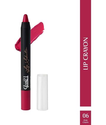 Glam21 Lip Seduction Non- Transfer Crayon Lipstick With Creamy Matte Formula 2.8gm Light Maroon-04