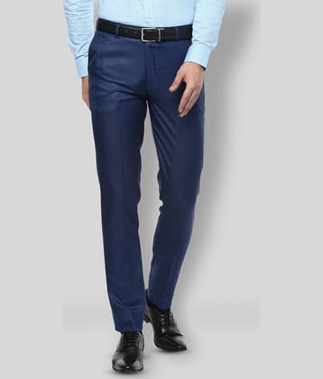 Inspire Clothing Inspiration - Blue Polycotton Slim - Fit Men's Formal Pants ( Pack of 1 )