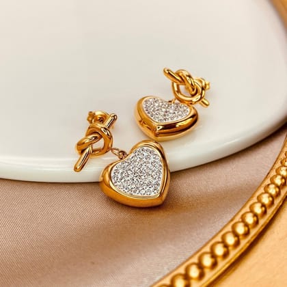Glittering Heart-Stainless Steel
