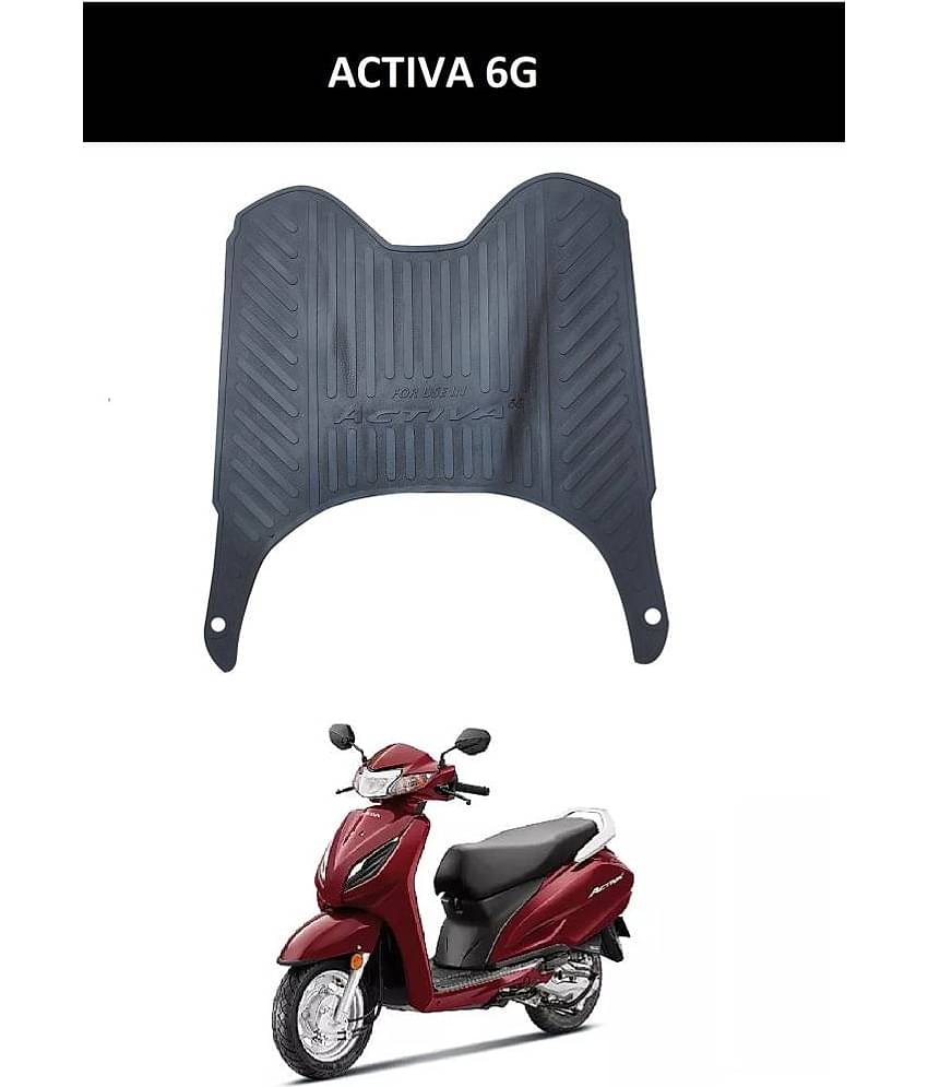 Autoxygen Anti skid Scooter/Scooty Foot Mat Rubber Floor Mat Accessories for Honda Activa 6G
