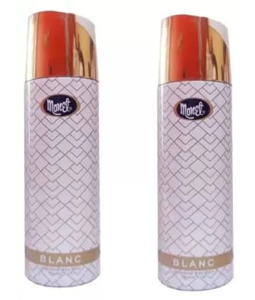 MONET BLANC DEODORANT BODY SPRAY Body Spray - For Men & Women  (200 ml each, Pack of 2)