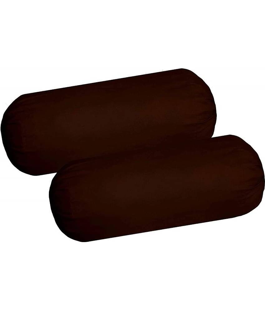 MAHALUXMI COLLECTION Set of 2 Poly Cotton Bolster Covers