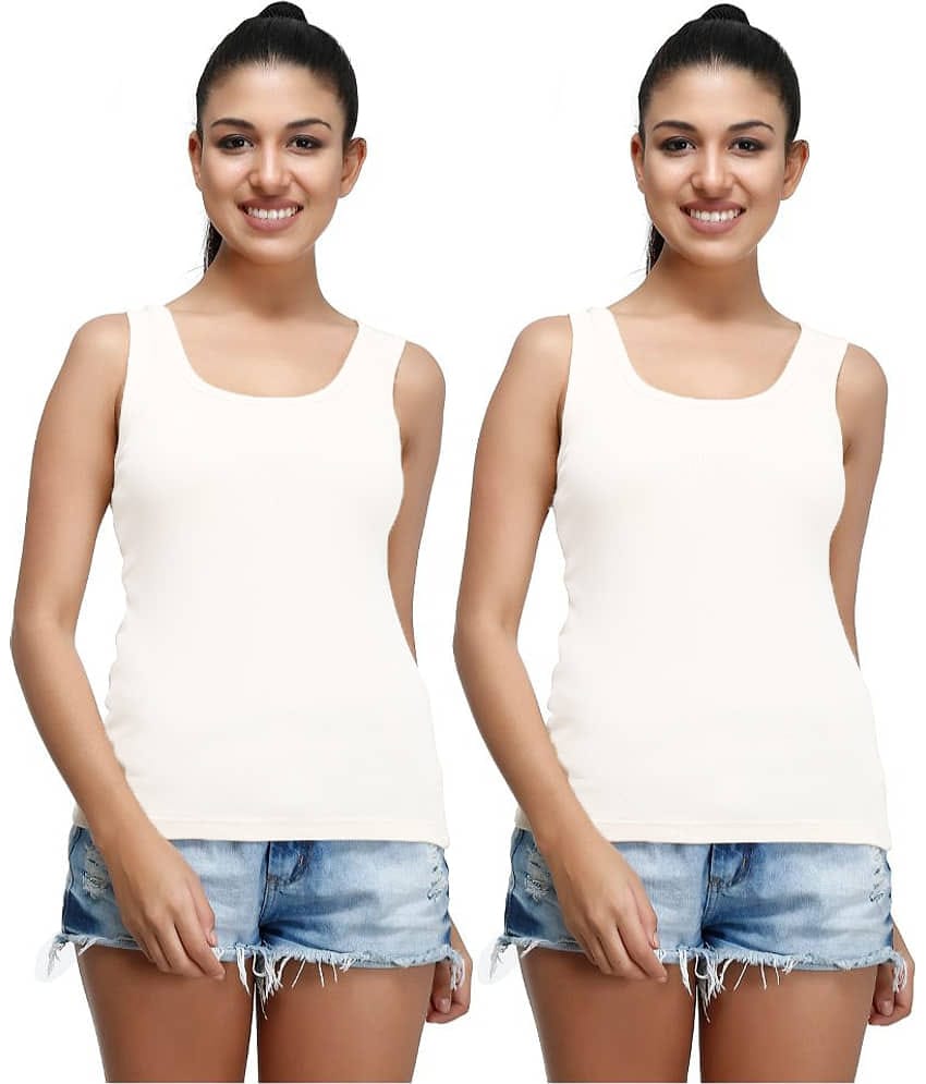 TT Spandex Tanks - White