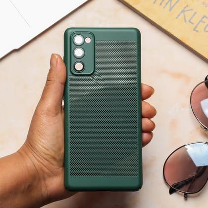 BREATHING DARK GREEN Silicone Case for Samsung S20 FE